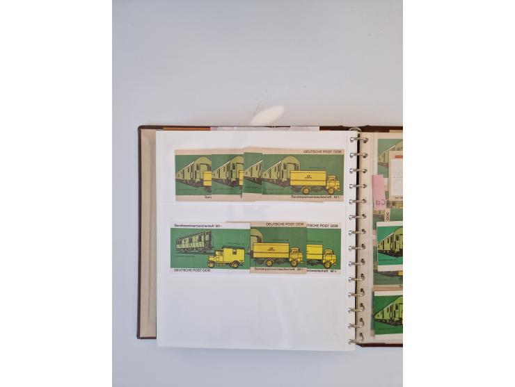 1971/90, umfangreiche Sammlung “Sondermarken-Heftchen” mit einer Fülle an Varianten, Untertypen und Besonderheiten, dabei u.a