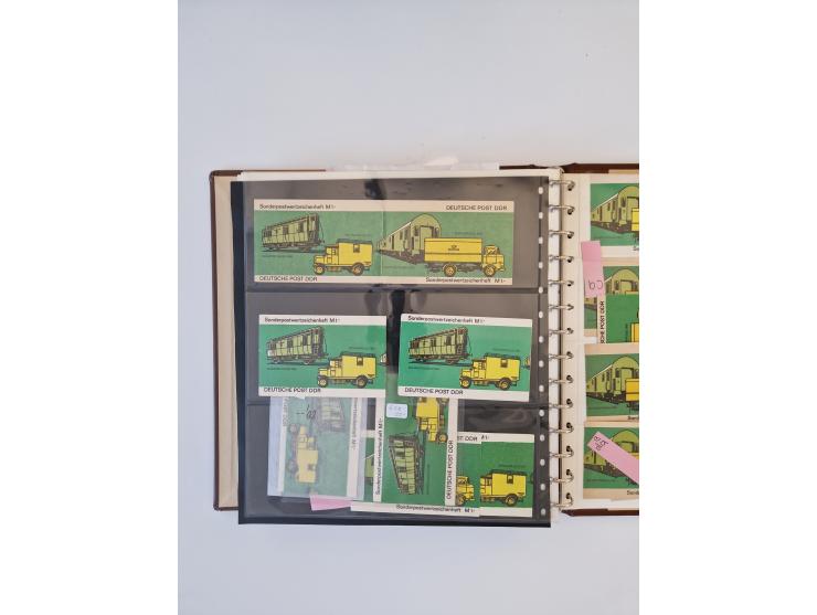 1971/90, umfangreiche Sammlung “Sondermarken-Heftchen” mit einer Fülle an Varianten, Untertypen und Besonderheiten, dabei u.a