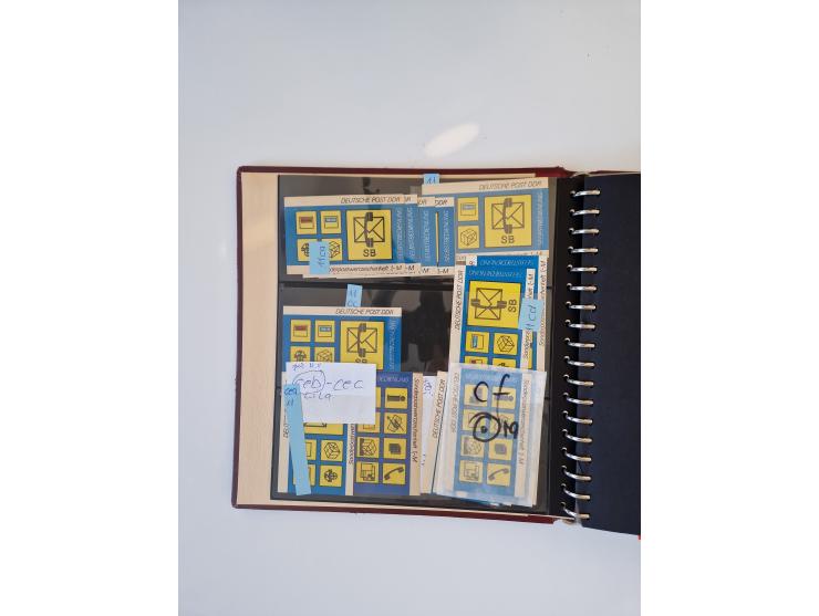 1971/90, umfangreiche Sammlung “Sondermarken-Heftchen” mit einer Fülle an Varianten, Untertypen und Besonderheiten, dabei u.a