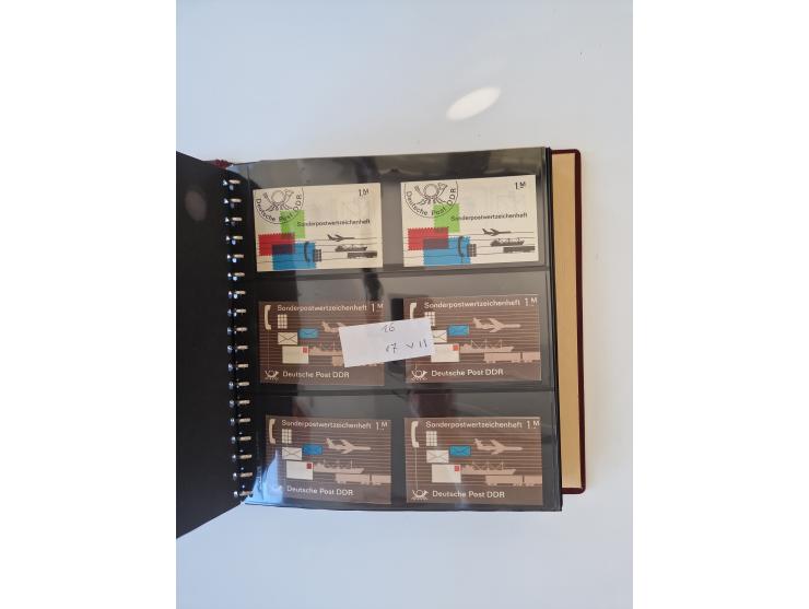 1971/90, umfangreiche Sammlung “Sondermarken-Heftchen” mit einer Fülle an Varianten, Untertypen und Besonderheiten, dabei u.a