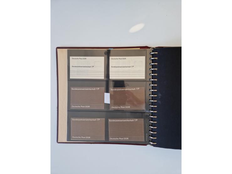 1971/90, umfangreiche Sammlung “Sondermarken-Heftchen” mit einer Fülle an Varianten, Untertypen und Besonderheiten, dabei u.a