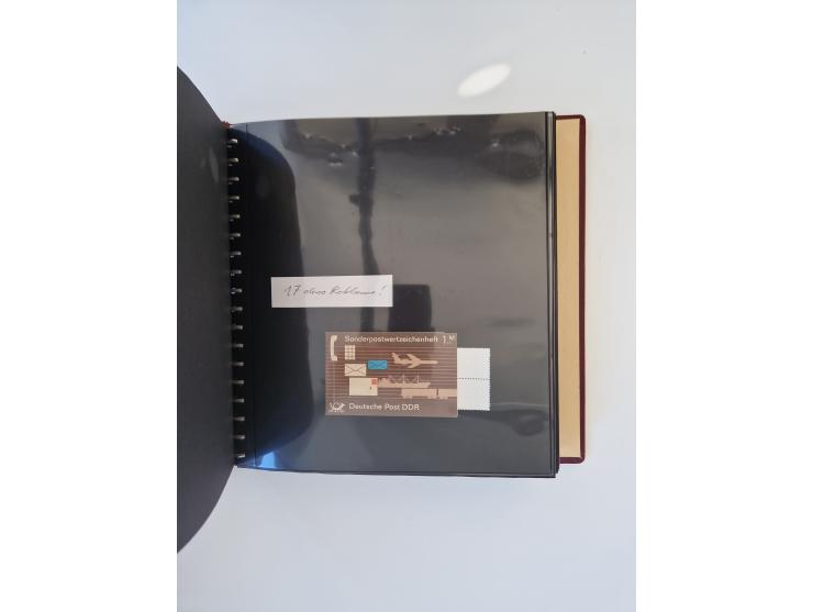 1971/90, umfangreiche Sammlung “Sondermarken-Heftchen” mit einer Fülle an Varianten, Untertypen und Besonderheiten, dabei u.a