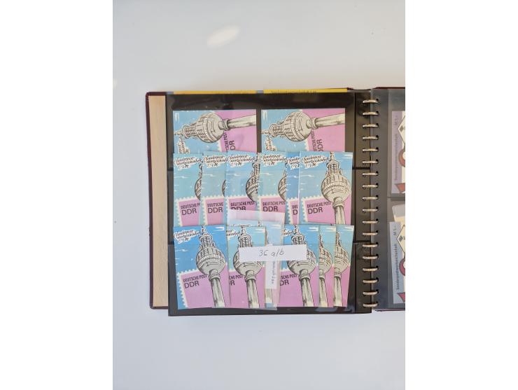 1971/90, umfangreiche Sammlung “Sondermarken-Heftchen” mit einer Fülle an Varianten, Untertypen und Besonderheiten, dabei u.a