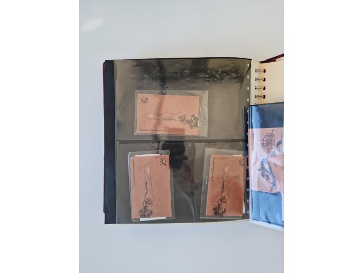 1971/90, umfangreiche Sammlung “Sondermarken-Heftchen” mit einer Fülle an Varianten, Untertypen und Besonderheiten, dabei u.a