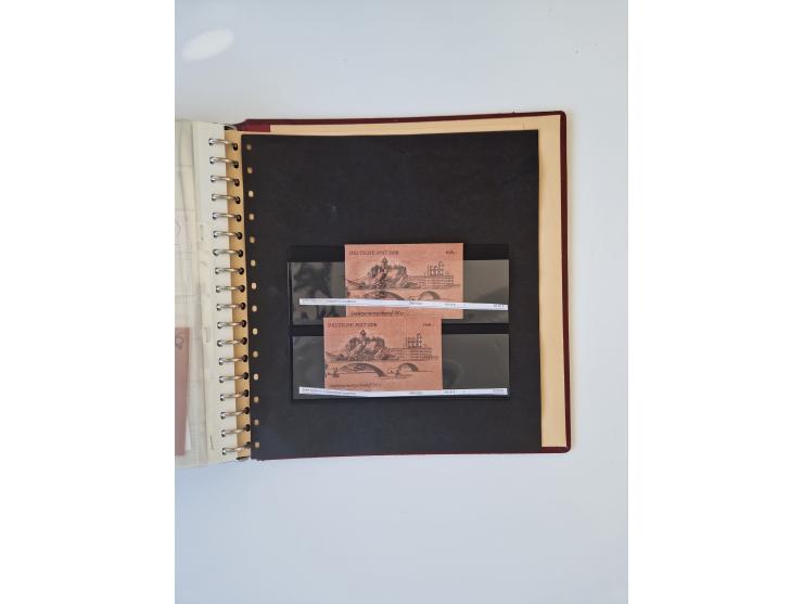 1971/90, umfangreiche Sammlung “Sondermarken-Heftchen” mit einer Fülle an Varianten, Untertypen und Besonderheiten, dabei u.a