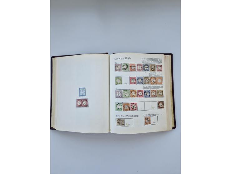 1849/1989, meist gestempelte und teils ungebrauchte Sammlung in sieben “Sprechendes Behrens” Alben, ab Altdeutschland, Koloni