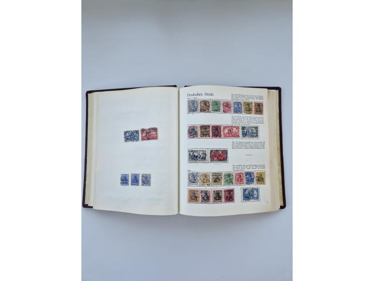 1849/1989, meist gestempelte und teils ungebrauchte Sammlung in sieben “Sprechendes Behrens” Alben, ab Altdeutschland, Koloni