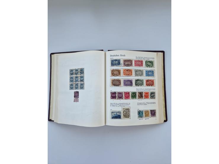 1849/1989, meist gestempelte und teils ungebrauchte Sammlung in sieben “Sprechendes Behrens” Alben, ab Altdeutschland, Koloni