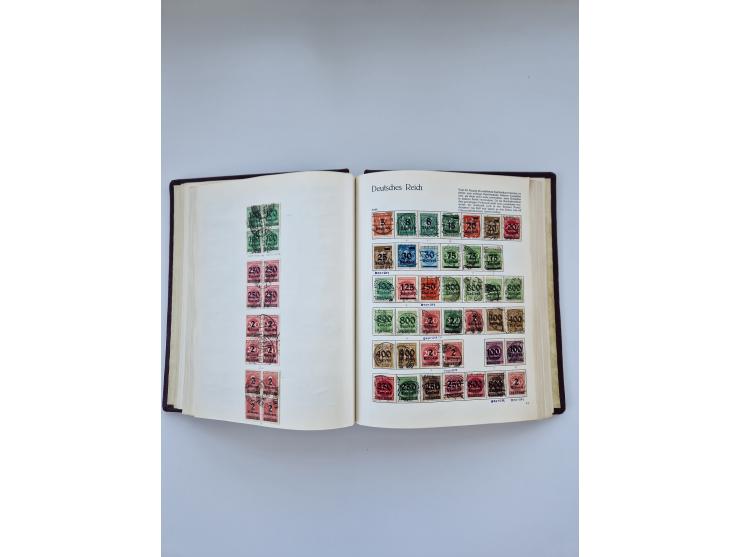 1849/1989, meist gestempelte und teils ungebrauchte Sammlung in sieben “Sprechendes Behrens” Alben, ab Altdeutschland, Koloni