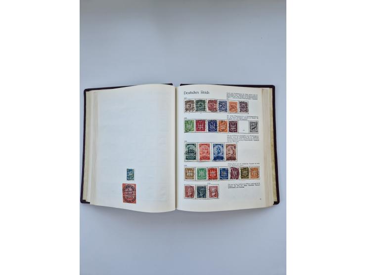 1849/1989, meist gestempelte und teils ungebrauchte Sammlung in sieben “Sprechendes Behrens” Alben, ab Altdeutschland, Koloni