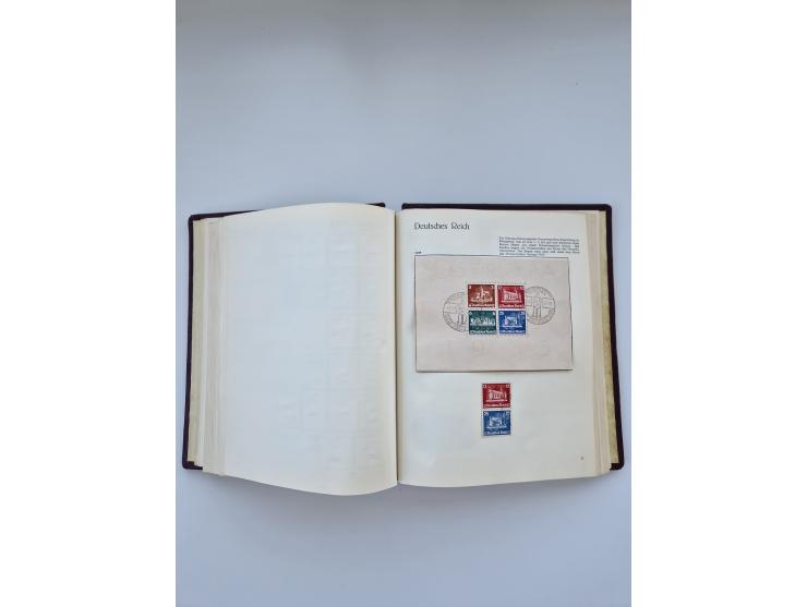 1849/1989, meist gestempelte und teils ungebrauchte Sammlung in sieben “Sprechendes Behrens” Alben, ab Altdeutschland, Koloni