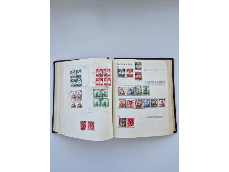 1849/1989, meist gestempelte und teils ungebrauchte Sammlung in sieben “Sprechendes Behrens” Alben, ab Altdeutschland, Koloni