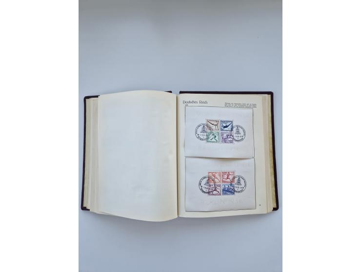 1849/1989, meist gestempelte und teils ungebrauchte Sammlung in sieben “Sprechendes Behrens” Alben, ab Altdeutschland, Koloni