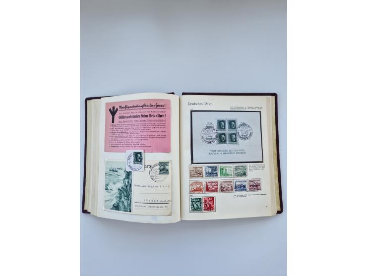 1849/1989, meist gestempelte und teils ungebrauchte Sammlung in sieben “Sprechendes Behrens” Alben, ab Altdeutschland, Koloni