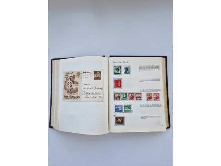 1849/1989, meist gestempelte und teils ungebrauchte Sammlung in sieben “Sprechendes Behrens” Alben, ab Altdeutschland, Koloni