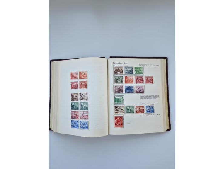 1849/1989, meist gestempelte und teils ungebrauchte Sammlung in sieben “Sprechendes Behrens” Alben, ab Altdeutschland, Koloni