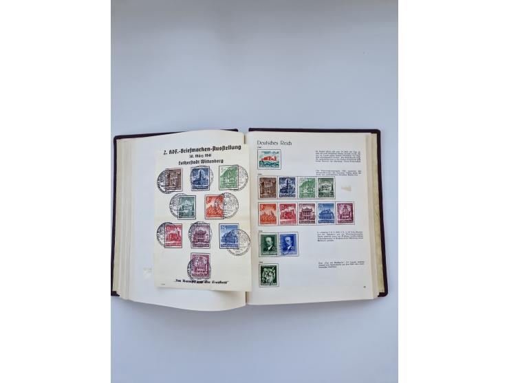 1849/1989, meist gestempelte und teils ungebrauchte Sammlung in sieben “Sprechendes Behrens” Alben, ab Altdeutschland, Koloni