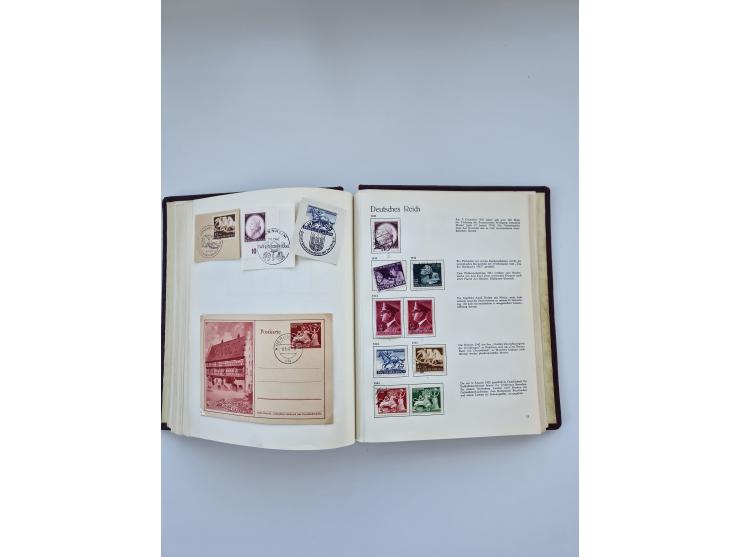 1849/1989, meist gestempelte und teils ungebrauchte Sammlung in sieben “Sprechendes Behrens” Alben, ab Altdeutschland, Koloni