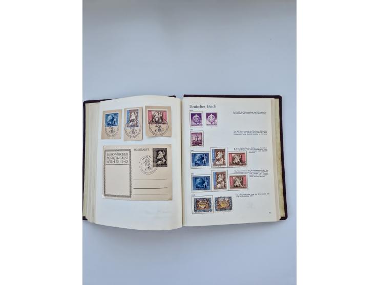 1849/1989, meist gestempelte und teils ungebrauchte Sammlung in sieben “Sprechendes Behrens” Alben, ab Altdeutschland, Koloni