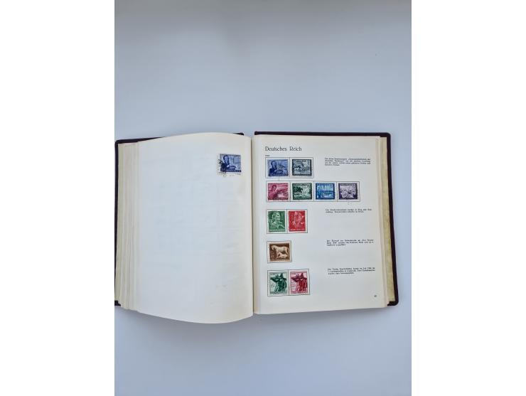 1849/1989, meist gestempelte und teils ungebrauchte Sammlung in sieben “Sprechendes Behrens” Alben, ab Altdeutschland, Koloni