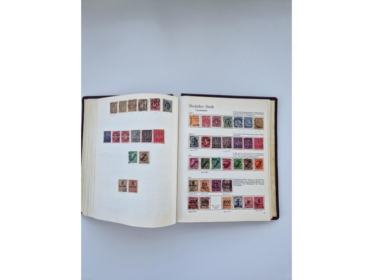 1849/1989, meist gestempelte und teils ungebrauchte Sammlung in sieben “Sprechendes Behrens” Alben, ab Altdeutschland, Koloni