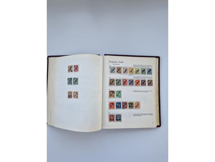 1849/1989, meist gestempelte und teils ungebrauchte Sammlung in sieben “Sprechendes Behrens” Alben, ab Altdeutschland, Koloni