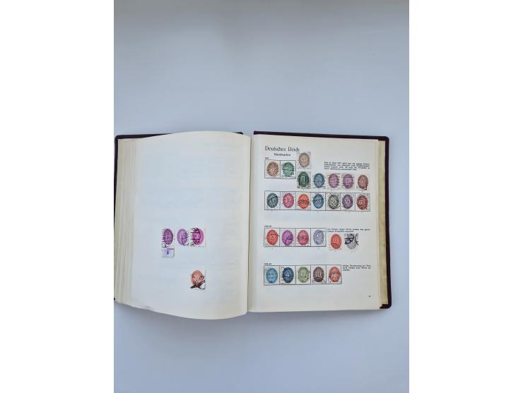 1849/1989, meist gestempelte und teils ungebrauchte Sammlung in sieben “Sprechendes Behrens” Alben, ab Altdeutschland, Koloni