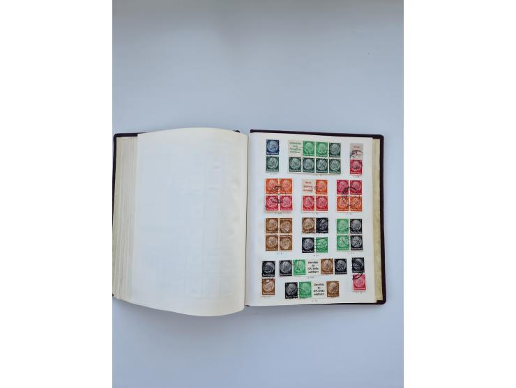 1849/1989, meist gestempelte und teils ungebrauchte Sammlung in sieben “Sprechendes Behrens” Alben, ab Altdeutschland, Koloni