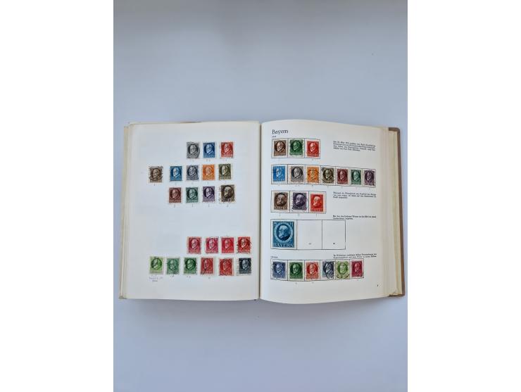 1849/1989, meist gestempelte und teils ungebrauchte Sammlung in sieben “Sprechendes Behrens” Alben, ab Altdeutschland, Koloni