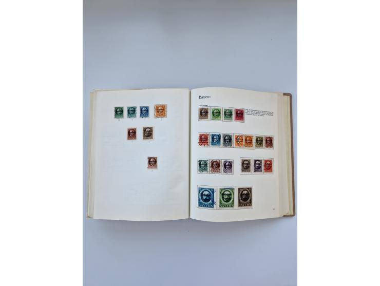 1849/1989, meist gestempelte und teils ungebrauchte Sammlung in sieben “Sprechendes Behrens” Alben, ab Altdeutschland, Koloni