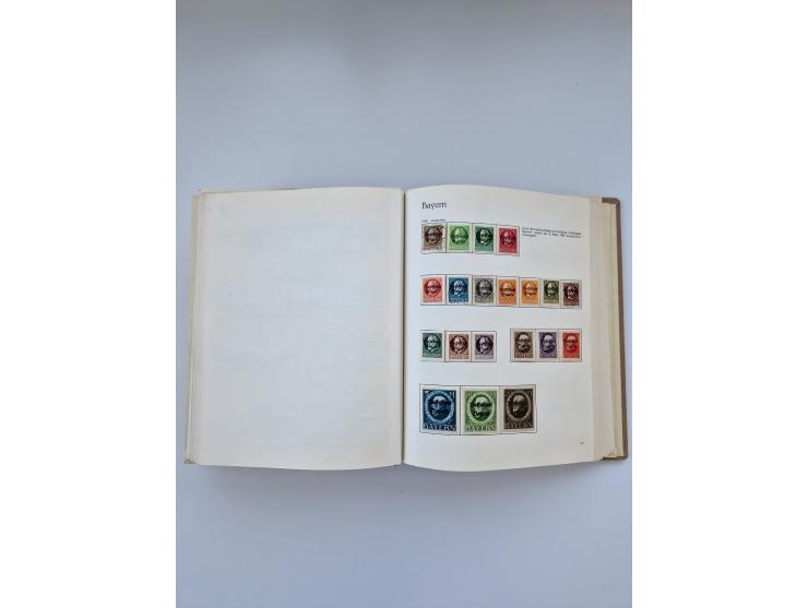 1849/1989, meist gestempelte und teils ungebrauchte Sammlung in sieben “Sprechendes Behrens” Alben, ab Altdeutschland, Koloni