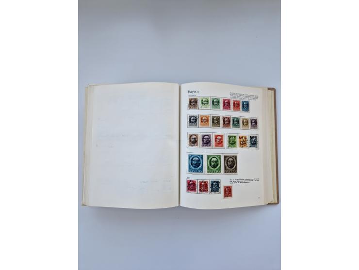 1849/1989, meist gestempelte und teils ungebrauchte Sammlung in sieben “Sprechendes Behrens” Alben, ab Altdeutschland, Koloni