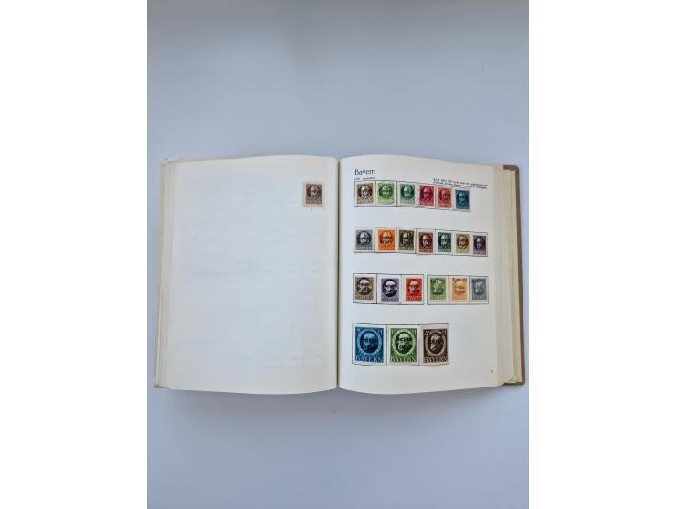 1849/1989, meist gestempelte und teils ungebrauchte Sammlung in sieben “Sprechendes Behrens” Alben, ab Altdeutschland, Koloni