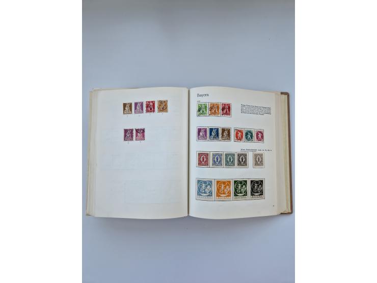 1849/1989, meist gestempelte und teils ungebrauchte Sammlung in sieben “Sprechendes Behrens” Alben, ab Altdeutschland, Koloni