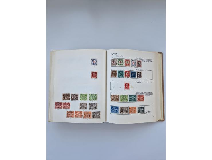 1849/1989, meist gestempelte und teils ungebrauchte Sammlung in sieben “Sprechendes Behrens” Alben, ab Altdeutschland, Koloni