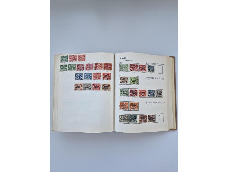 1849/1989, meist gestempelte und teils ungebrauchte Sammlung in sieben “Sprechendes Behrens” Alben, ab Altdeutschland, Koloni