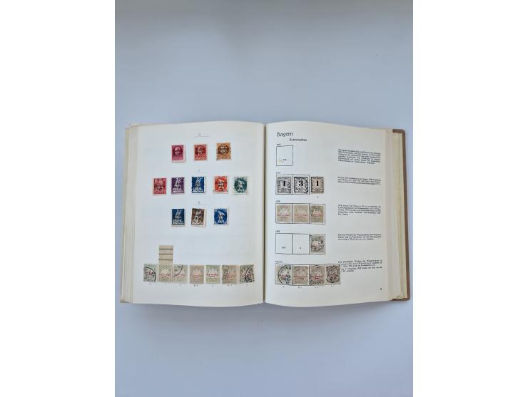 1849/1989, meist gestempelte und teils ungebrauchte Sammlung in sieben “Sprechendes Behrens” Alben, ab Altdeutschland, Koloni