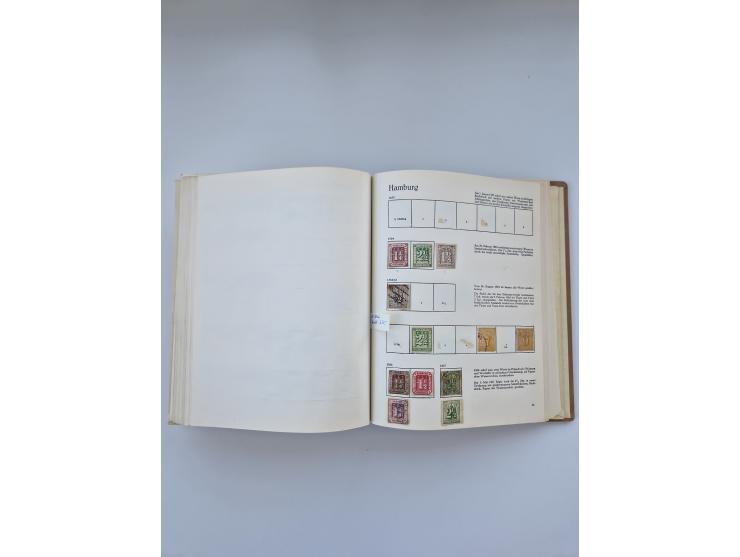 1849/1989, meist gestempelte und teils ungebrauchte Sammlung in sieben “Sprechendes Behrens” Alben, ab Altdeutschland, Koloni