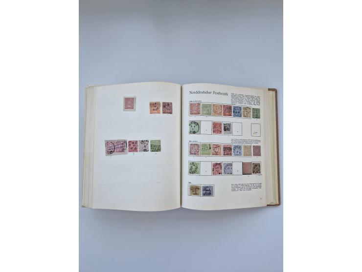 1849/1989, meist gestempelte und teils ungebrauchte Sammlung in sieben “Sprechendes Behrens” Alben, ab Altdeutschland, Koloni