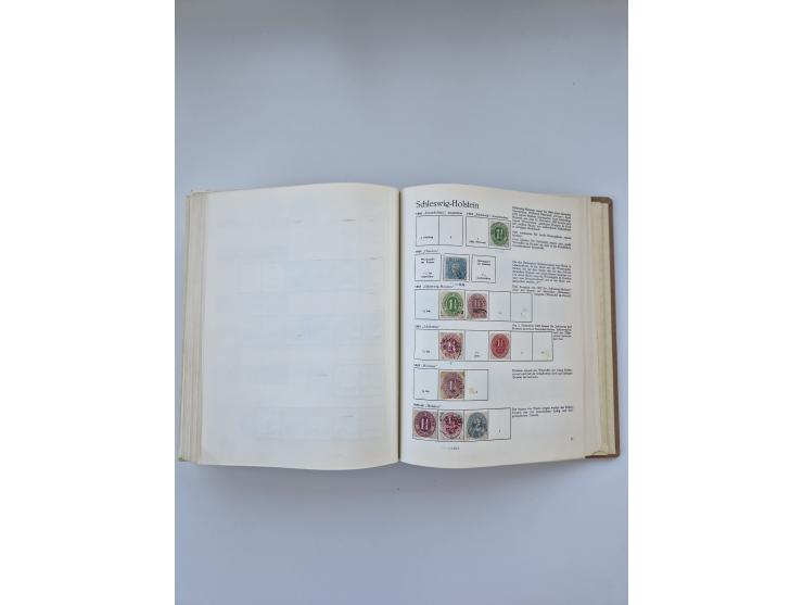 1849/1989, meist gestempelte und teils ungebrauchte Sammlung in sieben “Sprechendes Behrens” Alben, ab Altdeutschland, Koloni