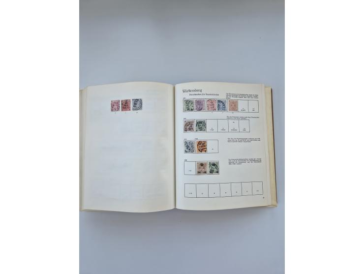 1849/1989, meist gestempelte und teils ungebrauchte Sammlung in sieben “Sprechendes Behrens” Alben, ab Altdeutschland, Koloni