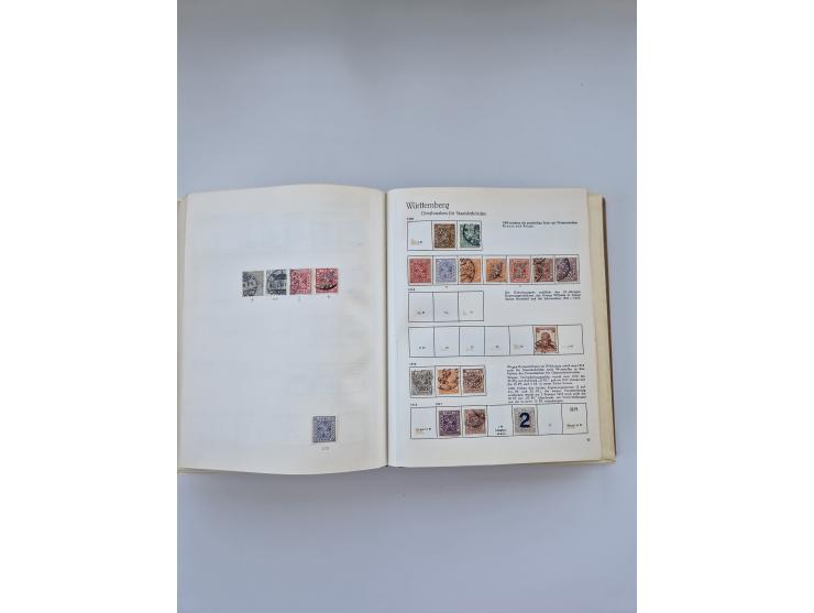 1849/1989, meist gestempelte und teils ungebrauchte Sammlung in sieben “Sprechendes Behrens” Alben, ab Altdeutschland, Koloni