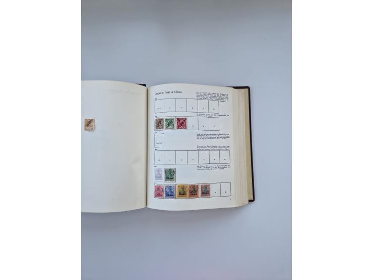 1849/1989, meist gestempelte und teils ungebrauchte Sammlung in sieben “Sprechendes Behrens” Alben, ab Altdeutschland, Koloni