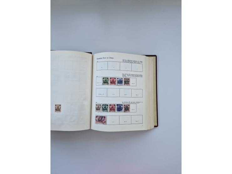 1849/1989, meist gestempelte und teils ungebrauchte Sammlung in sieben “Sprechendes Behrens” Alben, ab Altdeutschland, Koloni