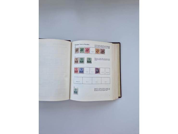 1849/1989, meist gestempelte und teils ungebrauchte Sammlung in sieben “Sprechendes Behrens” Alben, ab Altdeutschland, Koloni