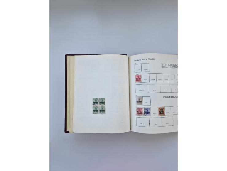 1849/1989, meist gestempelte und teils ungebrauchte Sammlung in sieben “Sprechendes Behrens” Alben, ab Altdeutschland, Koloni