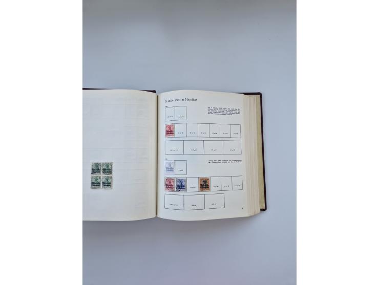 1849/1989, meist gestempelte und teils ungebrauchte Sammlung in sieben “Sprechendes Behrens” Alben, ab Altdeutschland, Koloni