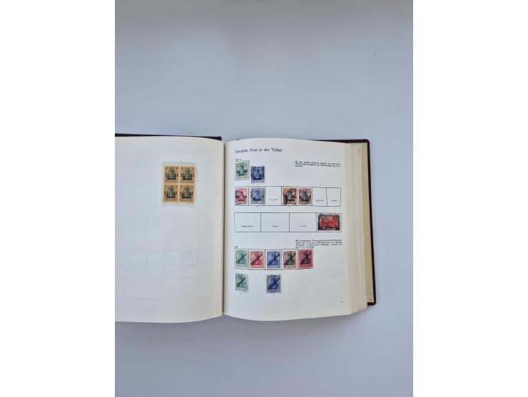 1849/1989, meist gestempelte und teils ungebrauchte Sammlung in sieben “Sprechendes Behrens” Alben, ab Altdeutschland, Koloni