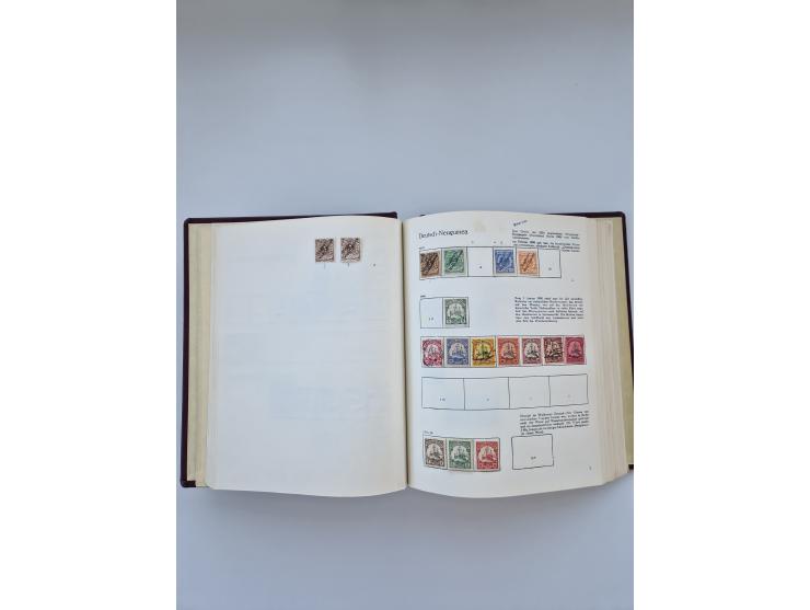 1849/1989, meist gestempelte und teils ungebrauchte Sammlung in sieben “Sprechendes Behrens” Alben, ab Altdeutschland, Koloni