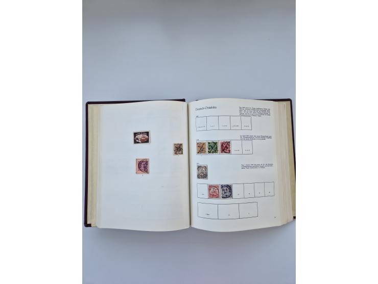 1849/1989, meist gestempelte und teils ungebrauchte Sammlung in sieben “Sprechendes Behrens” Alben, ab Altdeutschland, Koloni